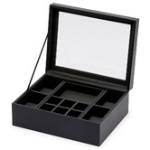 One Six Eight London William PU Leather Watch &amp; Cufflink Box