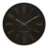One Six Eight London 60m Charcoal Barcelona Silent Wall Clock