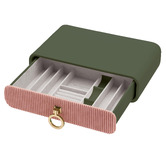 One Six Eight London Camille Faux Leather Jewellery Box