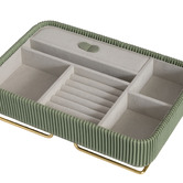 One Six Eight London Carolina Faux Leather Jewellery Box