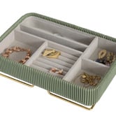 One Six Eight London Carolina Faux Leather Jewellery Box