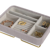 One Six Eight London Carolina Faux Leather Jewellery Box