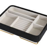 One Six Eight London Carolina Faux Leather Jewellery Box