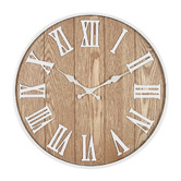 One Six Eight London 60cm Brandon Wooden Wall Clock