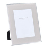One Six Eight London Cloud Grey Minerva Glass Photo Frame