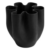 One Six Eight London 27cm Black Bailey Ceramic Vase