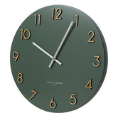 One Six Eight London Olive Green Katelyn Silent Wall Clock