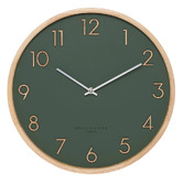 One Six Eight London Olive Green Scarlett Silent Wall Clock