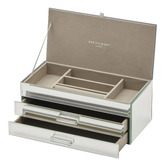 One Six Eight London Gabriella Large Glass Jewellery Box