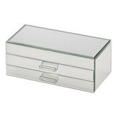 One Six Eight London Gabriella Large Glass Jewellery Box