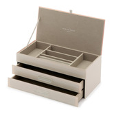 One Six Eight London Gabriella Large Glass Jewellery Box