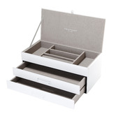 One Six Eight London Gabriella Large Glass Jewellery Box