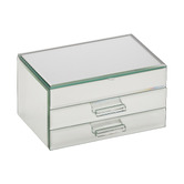 One Six Eight London Gabriella Medium Glass Jewellery Box
