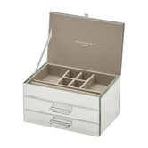 One Six Eight London Gabriella Medium Glass Jewellery Box