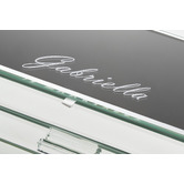 One Six Eight London Gabriella Medium Glass Jewellery Box