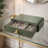 One Six Eight London Camille Faux Leather Jewellery Box