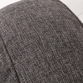 Charlies Pet Product Grey Faux Linen Bolster Dog Sofa Bed