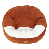 Charlies Pet Product Snookie Hooded Corduroy Dog Bed
