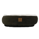Charlies Pet Product Snookie Hooded Corduroy Dog Bed