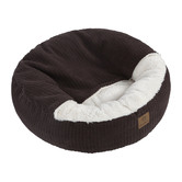 Charlies Pet Product Snookie Hooded Calming Dog Bed