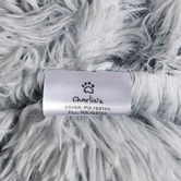 Charlies Pet Product Donut Faux Chinchilla Dog Bed