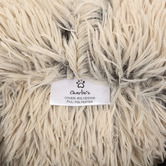 Charlies Pet Product Donut Faux Chinchilla Dog Bed