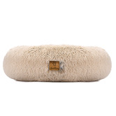 Charlies Pet Product Donut Faux Chinchilla Dog Bed