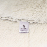 Charlies Pet Product Snookie Hooded Donut Faux Chinchilla Dog Bed