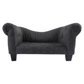 Charlies Pet Product Charcoal Luxe Dog Sofa