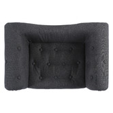 Charlies Pet Product Charcoal Luxe Dog Sofa