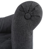 Charlies Pet Product Charcoal Luxe Dog Sofa