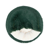 Charlies Pet Product Hooded Donut Faux Fur Dog Bed