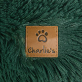 Charlies Pet Product Hooded Donut Faux Fur Dog Bed