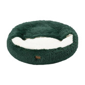 Charlies Pet Product Hooded Donut Faux Fur Dog Bed