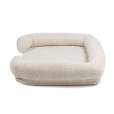 Charlies Pet Product Boucle &amp; Memory Foam Dog Sofa Bed
