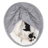 Charlies Pet Product Snookie Hooded Corduroy Dog Bed