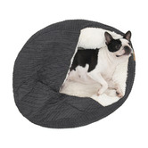 Charlies Pet Product Snookie Hooded Calming Dog Bed