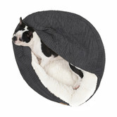 Charlies Pet Product Snookie Hooded Calming Dog Bed