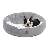 Charlies Pet Product Snookie Hooded Corduroy Dog Bed