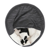 Charlies Pet Product Snookie Hooded Corduroy Dog Bed