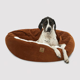 Charlies Pet Product Snookie Hooded Corduroy Dog Bed