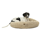 Charlies Pet Product Donut Faux Chinchilla Dog Bed