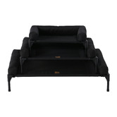 Charlies Pet Product Elevated Trampoline Bolster Dog Sofa Bed