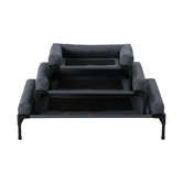 Charlies Pet Product Elevated Trampoline Bolster Dog Sofa Bed
