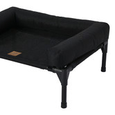 Charlies Pet Product Elevated Trampoline Bolster Dog Sofa Bed