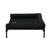 Charlies Pet Product Elevated Trampoline Bolster Dog Sofa Bed