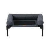 Charlies Pet Product Elevated Trampoline Bolster Dog Sofa Bed