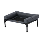 Charlies Pet Product Elevated Trampoline Bolster Dog Sofa Bed