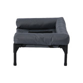 Charlies Pet Product Elevated Trampoline Bolster Dog Sofa Bed