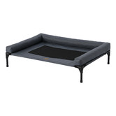 Charlies Pet Product Elevated Trampoline Bolster Dog Sofa Bed